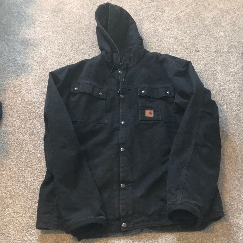 Carhartt Men’s Hooded Jacket Large Tall Size